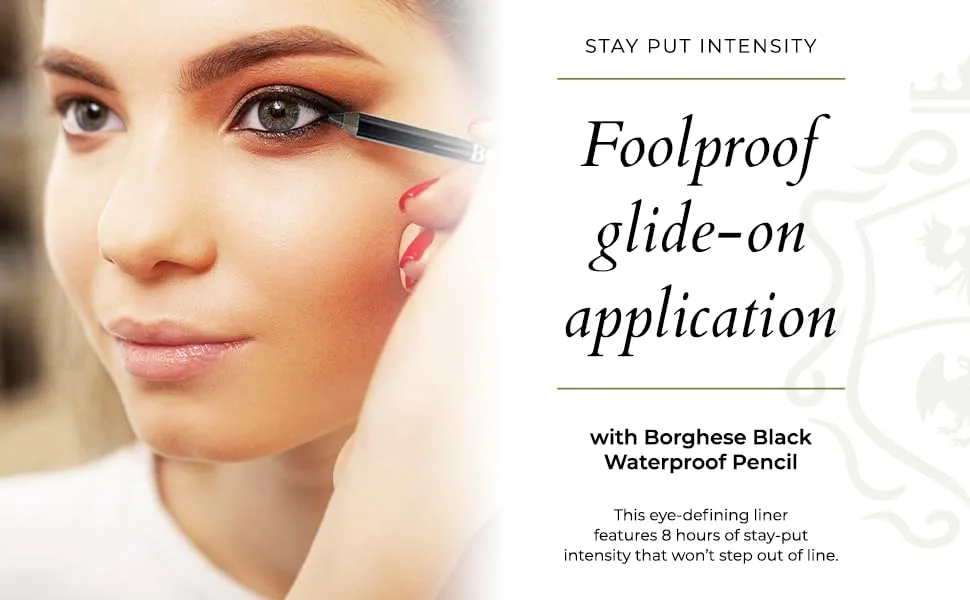 Borghese Eye Defining Waterproof Pencil Black - Borghese Eye Defining Waterproof Pencil