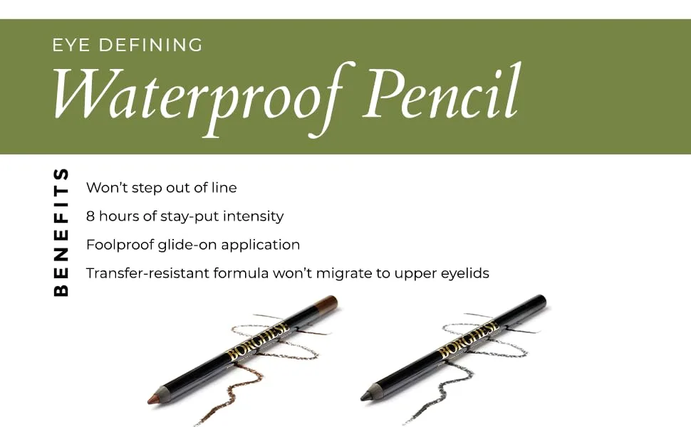 Borghese Eye Defining Waterproof Pencil Black - Borghese Eye Defining Waterproof Pencil