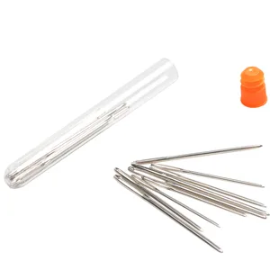Hekisn Large-Eye Blunt Needles  6 Piece Pro Quality Stainless Steel Yarn Knitting Needles  Sewing Needles  Crafting Knitting Weaving Stringing Needles (6 Pieces) - blunt needle with storage case