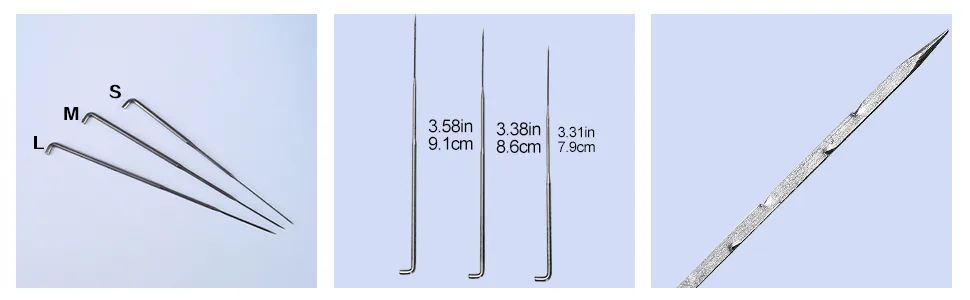 30 PCS Felting Needles  3 Sizes Wool Felting Needles with Needle Felting Tool Wooden Handle  Fingercots  Great for DIY Felting Wool Projects - Felting Needles