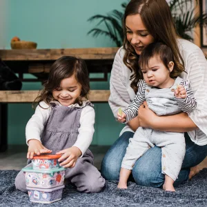 Tommee Tippee Chompers 3-Piece Bamboo Stacking Snack Boxes   18+ Months - unspecified