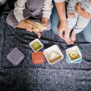 Tommee Tippee Chompers 3-Piece Bamboo Stacking Snack Boxes   18+ Months - unspecified