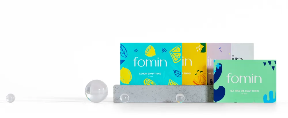 FOMIN - Antibacterial Paper Soap Sheets for Hand Washing - (300 Sheets) Unscented Portable Travel Soap Sheets  Dissolvable Camping Mini Soap  Portable Soap Sheets - Soap Sheets