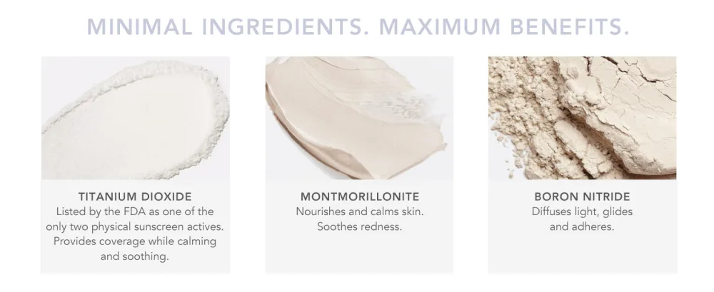 jane iredale Powder-Me SPF 30 Dry Sunscreen Refill Set Translucent - ingredients