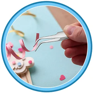 8 Pieces Bone Folder Tools Include 2 Pieces Bone Folder Paper Creaser 3 Pieces Double Head Indentation Pens with Sugar Stir Needle Quilling Needle Pen and Tweezers for Card Making Scrapbooking - product information 5