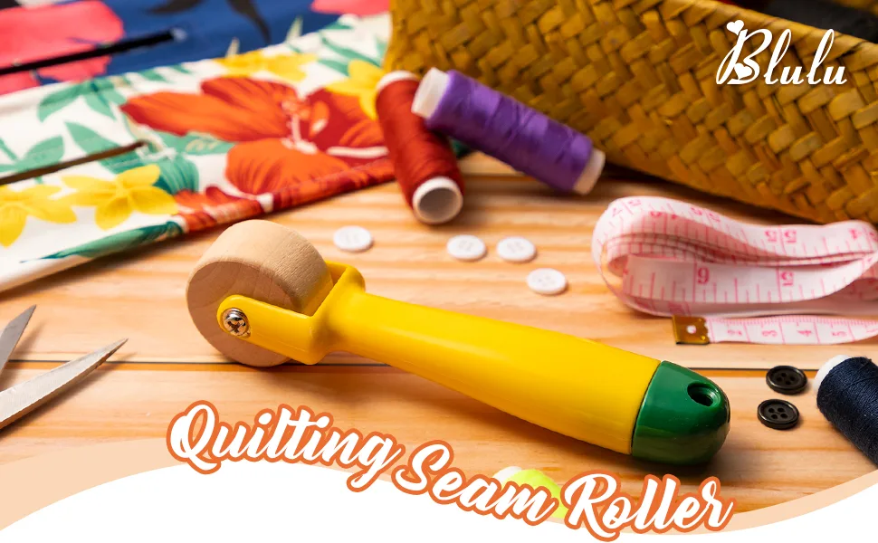 Quilting Seam Roller  Sewing Seam Roller Wallpaper Roller with Easy to Grip Handle for Quilting  Sewing  Print  Ink  Wallpaper  Home Decoration (1 Piece) - product information 1