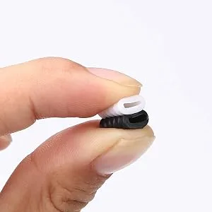 100 PCS Cord Locks Soft Silicone Toggles for Masker Drawstrings  Adjustable Lanyard Buckle Barrel Connectors  Elastic Cord Adjuster Non Slip Stopper (White) - cord locks for drawstrings