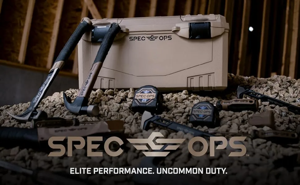 Spec Ops - SPEC-C1-34 Tools Wood Chisel  3/4 Blade  High-Carbon Steel Blade  Shock-Absorbing Grip  3% Donated to Veterans - Spec Ops Tools
