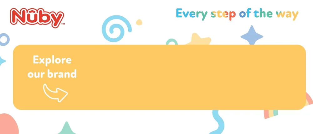 Nuby Vibe-Eez Teether  Lion - Nuby, brand, brand story, experience, philosophy, commitment, brand identity, values, stand for
