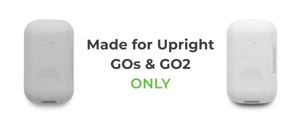 Upright Magnetic Necklace for GO2 and GOS Posture Trainers (Black) - Made for Upright GOs & GO2 ONLY