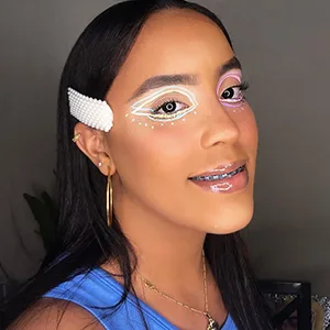 Bowitzki 8x5 Gram Water Activated Eyeliner Hydra Liner Makeup UV Glow Fluorescent Color Graphic Retro Face and Body Paint (Pastel Color) - @aimeemakeup08