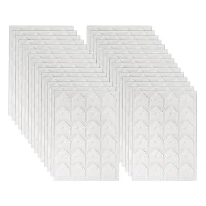 Nicunom 720 Pieces Self-Adhesive Photo Corners Acid Free Photo Mounting Corners for DIY Scrapbook Memory Books  Picture Album  White - product information 3