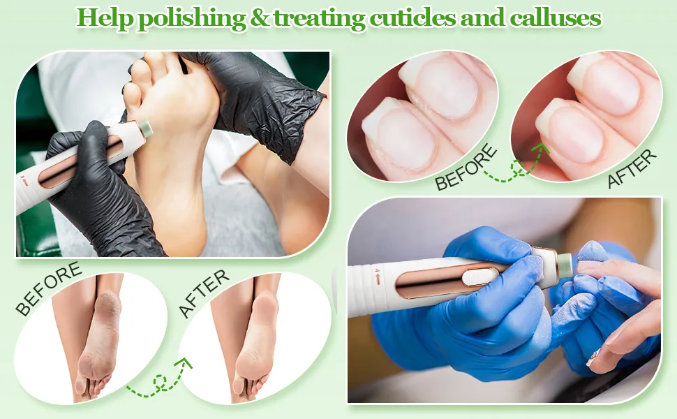 12 Pieces Nail Buffer Refills Electric Manicure Pedicure Tool Refills Nail Buffer Replacement Rollers for Electric Nail Buffer  Filing  Buffing and Shining - product information 3