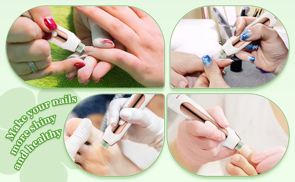 12 Pieces Nail Buffer Refills Electric Manicure Pedicure Tool Refills Nail Buffer Replacement Rollers for Electric Nail Buffer  Filing  Buffing and Shining - product information 4
