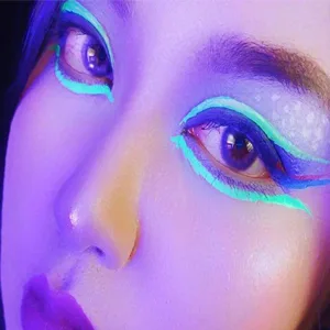 Maydear 6 Colors Water Activated Eyeliner gel Set-UV Blacklight Body Face Paint Makeup   Dark Color Set - product information 6