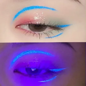 Maydear 6 Colors Water Activated Eyeliner gel Set-UV Blacklight Body Face Paint Makeup   Dark Color Set - product information 8