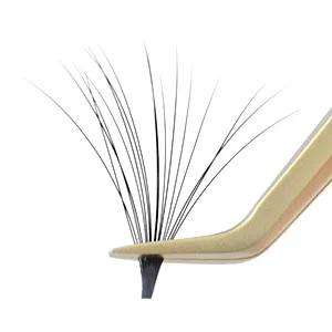 NAGARAKU Easy Fan Mega Volume Eyelash Extensions 0.03 D curl 13-15-17mm Mix Self Blooming Rapid Automatic Flower 3 Layers Soft Pre-glued Lashes 13-15-17 mix 0.03 D - easy fanning