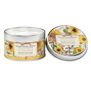 Michel Design Works Scented Foaming Hand Soap and Napkin Caddy Set  Sunflower - CANT350