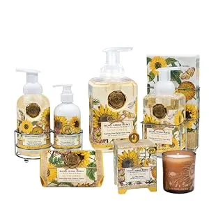 Michel Design Works Scented Foaming Hand Soap and Napkin Caddy Set  Sunflower - Sunflower Group
