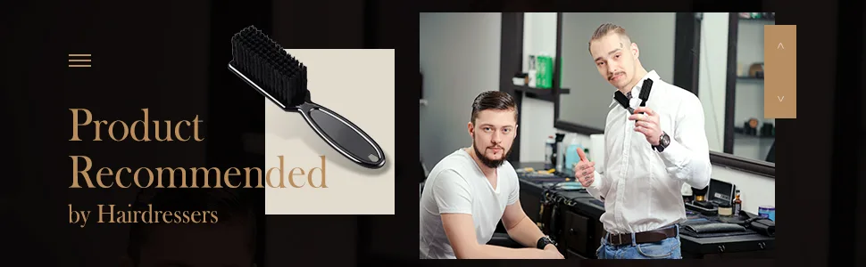 2 Pieces Barber Blade Cleaning Brush Hair Clipper Brush Nail Brush Tool for Cleaning Clipper (Black) - product information 4