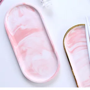 Silicone Mold for Concrete Planter Tray  Jewelry Dish DIY  Oval Shape - Tray