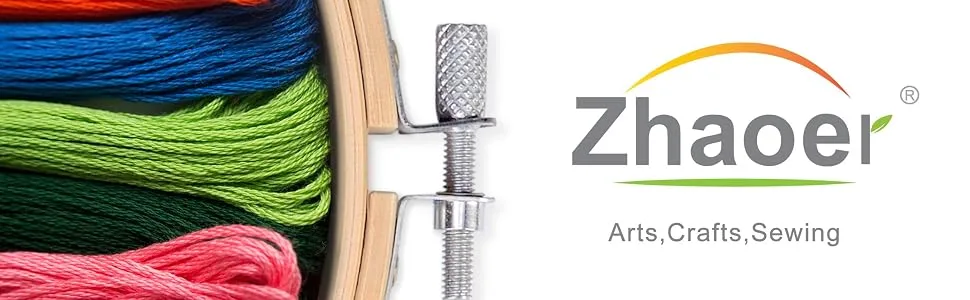 ZHAOER Embroidery Thread - Cross Stitch Threads - Friendship Bracelet String - 12 Skeins Embroidery Floss with 12 Pieces Floss Bobbins (Orange Series) - Cotton Embroidery Thread