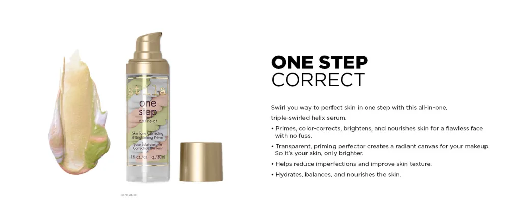 stila One Step Correct KITTEN Skin Tone Correcting & Brightening Primer  1 oz. - ONE STEP