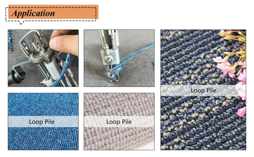MXBAOHENG Loop Pile Tufting Gun Rug Tufting Machine Electric Carpet Weaving Flocking Machine Handheld Knitting Machine 110V-220V 9-21mm (Loop Pile) - loop pile tufting gun machine