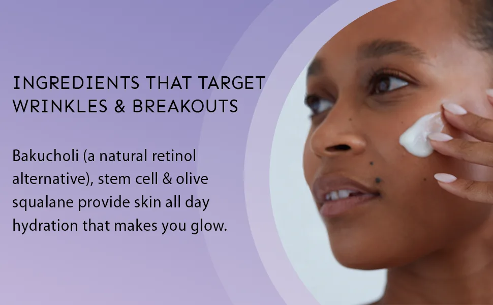 CLEARstem HYDRAGLOW Anti-Aging Stem Cell Moisturizer with Bakuchiol  1.7 Oz - Clearstem Hydraglow