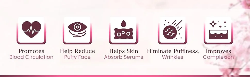 Rose Quartz Face Roller with Gua Sha and Jade Eye Roller-Face Roller Skin Care-Jade Roller for Face  Neck  Body Jade Roller Gua Sha Set Jade Face Roller - Rose Quartz Face Roller with Gua Sha