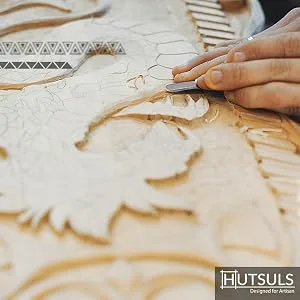 Hutsuls Wood Carving Tools Set - Easy to Use 12 pcs Mini Wood Chisel Beginner Wood Carving Kit for Adults & Kids Carving Kit Gift - Hutsuls Relief Carving Tools
