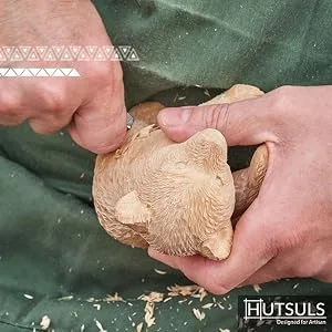 Hutsuls Wood Carving Tools Set - Easy to Use 12 pcs Mini Wood Chisel Beginner Wood Carving Kit for Adults & Kids Carving Kit Gift - Hutsuls Sculpture Carving Tools