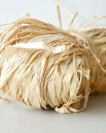 Creatrill Natural Raffia Paper Ribbon  3 x40g Paper Raffia Ribbon Perfect for Florist Bouquets Weaving Decoration Christmas Raffia Gift Wrap Natural Raffia Bundle - raffia