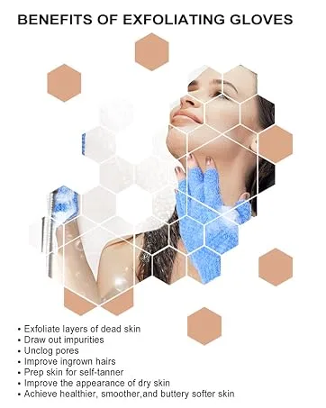 Evridwear Exfoliating Back Scrubber Heavy Duty Bath Sponge Shower Long Teak Wood Handle Replaceable Mesh Skin Disorders Smooth Body Style (Brush with Pouf) Bath (brush pouf)set - shower gloves