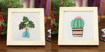 Maydear Stamped Embroidery Kit for Beginners with Pattern  Cross Stitch kit  Embroidery Starter Kit Including Embroidery Hoop  Color Threads and Embroidery Scissors - Herborist4 - product information 3