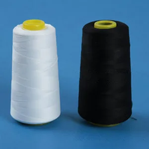 Serger Thread  All-Purpose Thread for Sewing  White Thread  Polyester Sewing Thread  4 Cones of 3000 Yards Each Spool Thread for Sewing Machine Thread 4 white - cotton thread