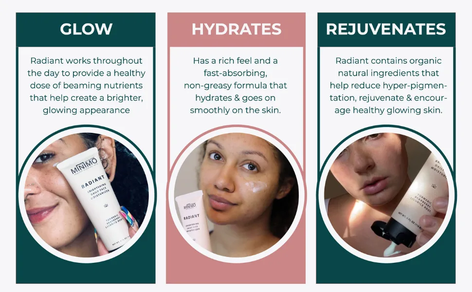 Minimo Radiant Brightening Daily Face Moisturizer - Minimo Radiant Brightening Daily Moisturizer