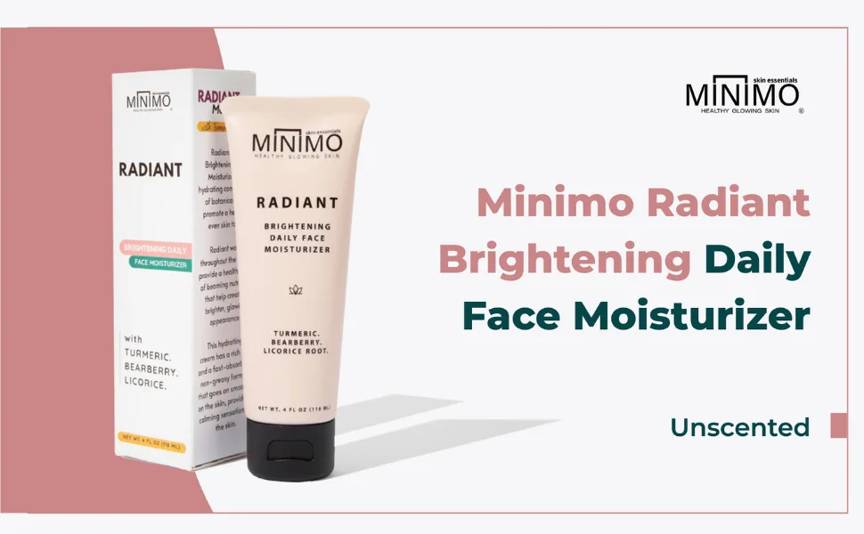 Minimo Radiant Brightening Daily Face Moisturizer - Radiant Face Moisturizer