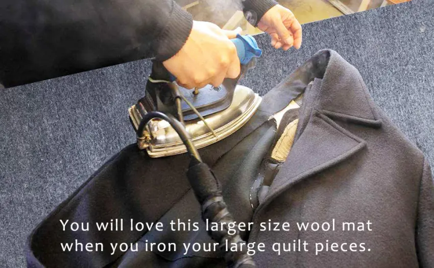 100% Wool Monster Pressing mat -18 x 36 Professional Ironing Pad - wool pressing mat