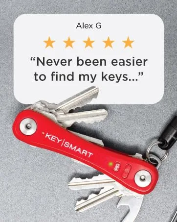 KeySmart NanoFile - 2-in-1 Nail File and Mirror Accessory - KeySmart Pro makes it so easy to find your keys