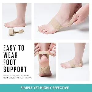 Tuli's X Brace  Arch Support Brace and Compression for Sever s Disease  Plantar Fasciitis  Flat Feet  Fallen Arches  Over-Pronation and Heel Pain  2 Pairs  Medium Medium (2 Pair) - easy to wear foot support