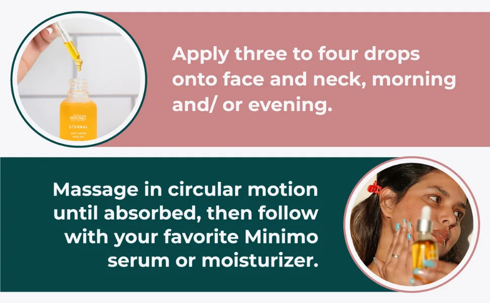 Minimo Eternal Face Oil - Reverse signs of aging