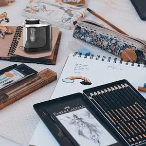 Pencil Sharpener Electric Pencil Sharpeners  Portable Pencil Sharpener Kids  Blade to Fast Sharpen  Suitable for No.2/Colored Pencils(6-8mm)/School Pencil Sharpener/Classroom/Office/Home (Black) - product information 5