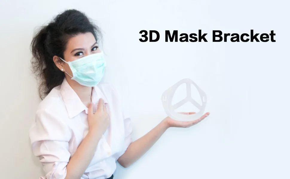 3D Bracket More Space for Comfortable Breathing Washable Reusable. (10pcs/Adults) - product information 2