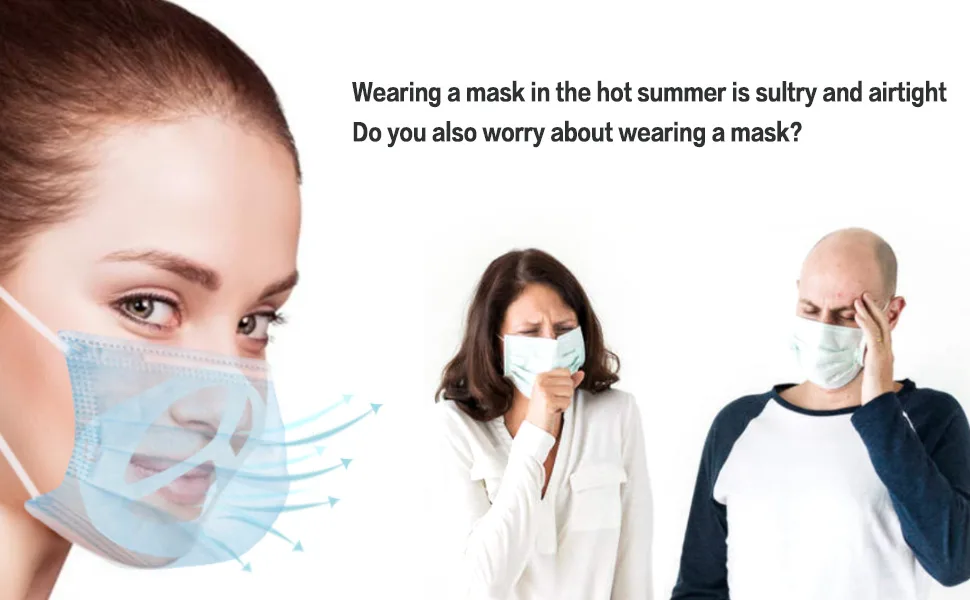 3D Bracket More Space for Comfortable Breathing Washable Reusable. (10pcs/Adults) - product information 6