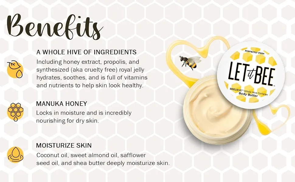 Perfectly Posh let it bee body Butter - product information 5