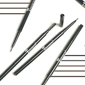 1.5mm ultra-fine eyebrow pencil automatic rotation eyebrow pencil durable  sweat-proof and not easy to take off make-up  five colors available(01Black) - 1.5mm super thin eyebrow pencil