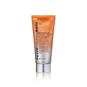 Peter Thomas Roth | Potent-C Power Scrub | Brightening Facial Scrub With Vitamin C  Face Exfoliating Scrub  4 fl. oz. - Peter Thomas Roth Potent-C Power Scrub