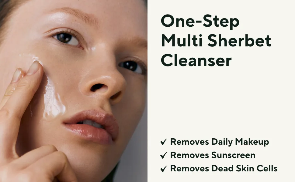 AROMATICA Orange Cleansing Sherbet 150g - Makeup Removing Balm - Melts Away Stubborn Impurities - sherbet a+ 02