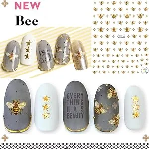 2sheets Fly Insect 3D Nail Stickers Decals Self-adhensive DIY Tip Charm Design Bee Nail Art Sticker Wraps Perfect Decorations Luxury Nail Stickers(Bee) - Fly Insect 3D,Nail Stickers,Decals Self-adhensiveDIY Tip Charm Design,Bee,Nail Art Sticker Wraps